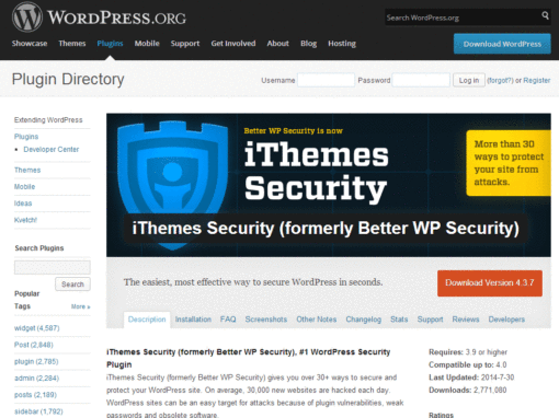 iThemes Security (4 di 4): panoramica Security Status