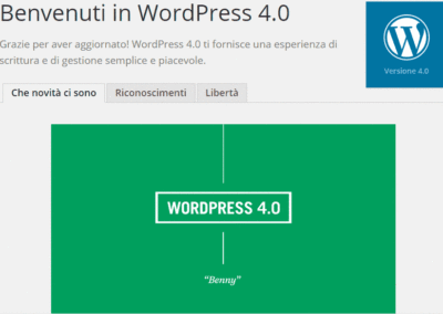 Disponibile WordPress versione 4.0
